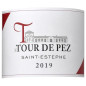 T Tour de Pez 2016 Saint-Estephe - Vin rouge de Bordeaux