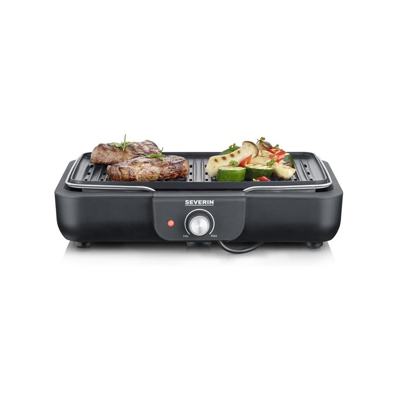 Severin BARBECUE DE TABLE 2300W TH° 37X29CM PLAQUE FONTE ALUMINIUM NOIR SEVERIN - 8556