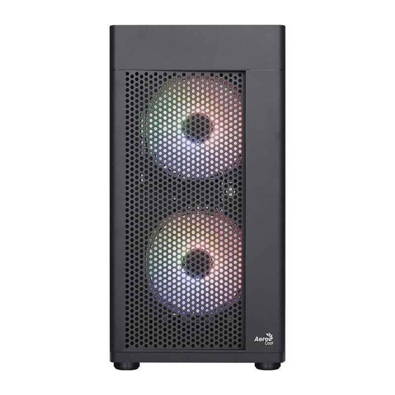 Boîtier PC - AEROCOOL - Hexform G v2 (Noir) - Mini tour - Format Micro-ATX - Sans alimentation