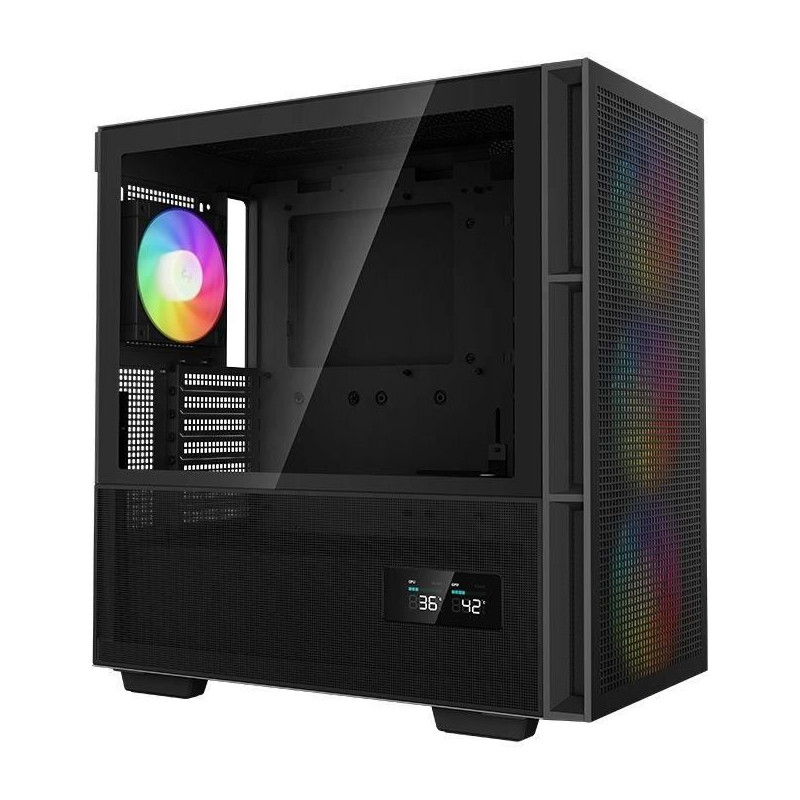 Boîtier PC - DEEPCOOL - CH560 Digital (Noir) - Moyen tour - Format ATX - 3x140mm A-RGB + 1x120mm A-RGB