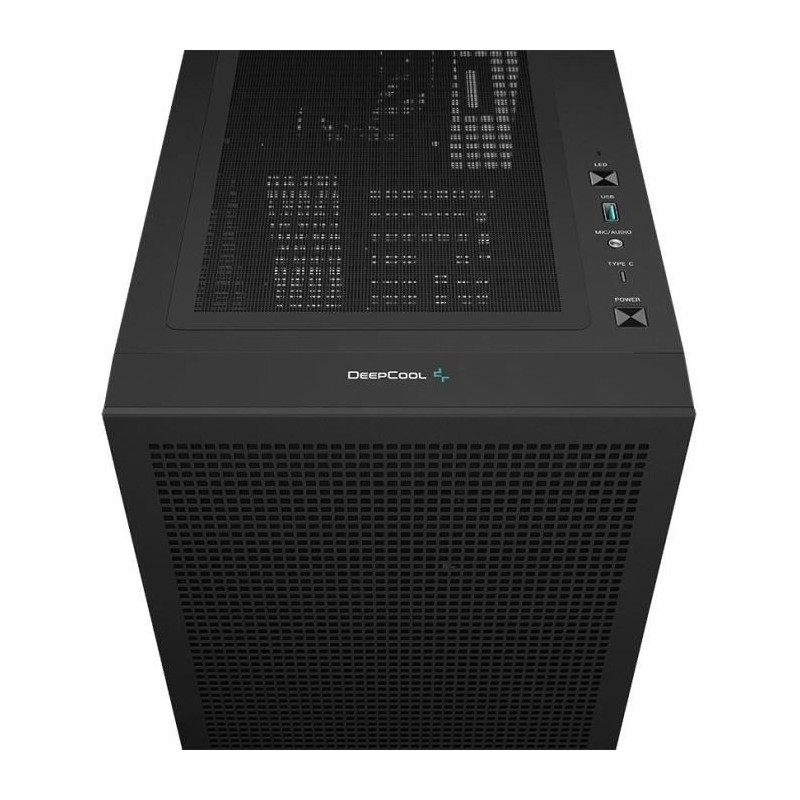 Boîtier PC - DEEPCOOL - CH560 Digital (Noir) - Moyen tour - Format ATX - 3x140mm A-RGB + 1x120mm A-RGB