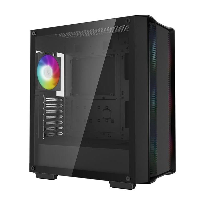 Boîtier PC - DEEPCOOL - CC560 ARGB V2 (Noir) - Moyen tour - Format ATX - Circulation d'air optimisée