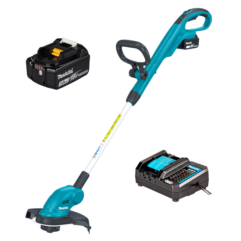 Coupe herbe 18V + batterie BL1830B 3Ah + chargeur DC18WC MAKITA DUR181F001