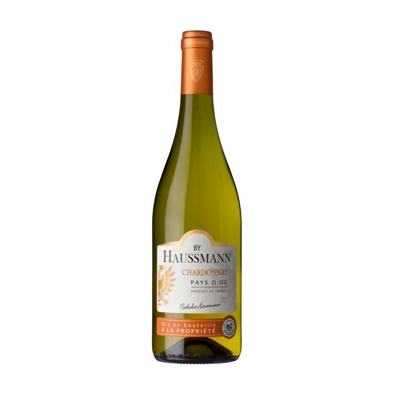 By Haussmann Chardonnay Pays d'Oc - Vin blanc de Languedoc