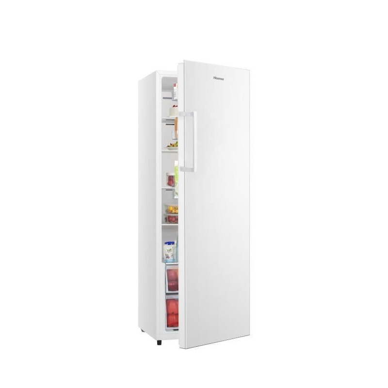 Réfrigérateur HISENSE - RL415N4AWE - 1 porte - 322 L - 64,7 x 62,8 x 180 cm- Blanc