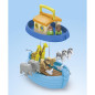 PLAYMOBIL 71681 Arche de Noé transportable - Junior - Comprend un bateau flottant - Des 1 an