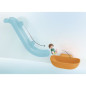 PLAYMOBIL Junior 71689 Toboggan aquatique et animaux marins Comprend un personnage, des animaux et des accessoires - Des 18 mois