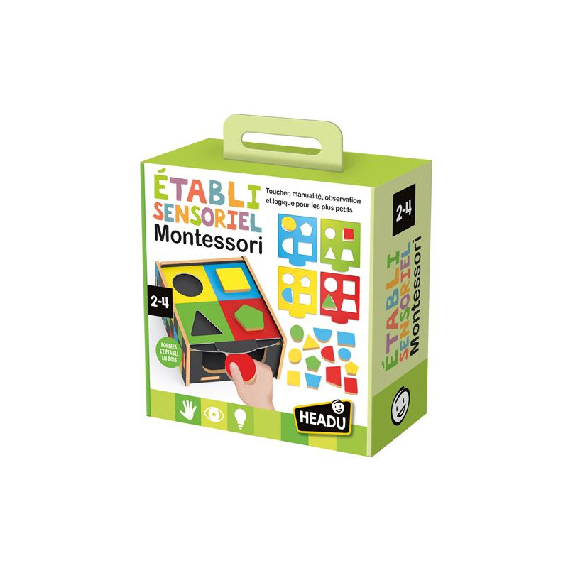 Jeu couleur et forme Headu Etabli sensoriel Montessori