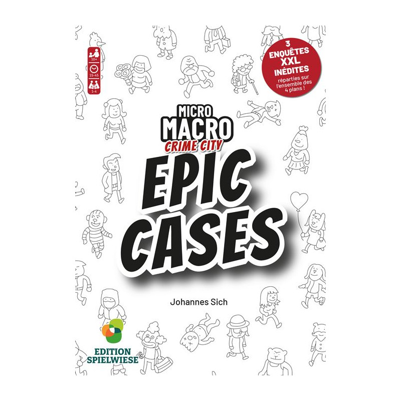 Jeu d enquête Spielwiese Micro Macro Epic Cases Crime City