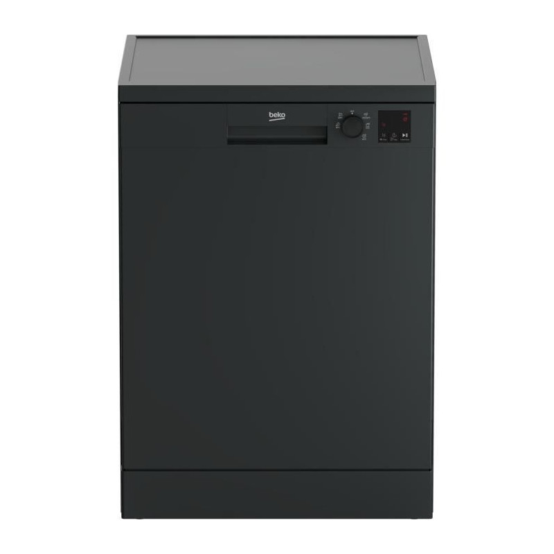 Lave-vaisselle pose libre BEKO DVN06431A - 14 couverts - L60cm - 47dB - Anthracite