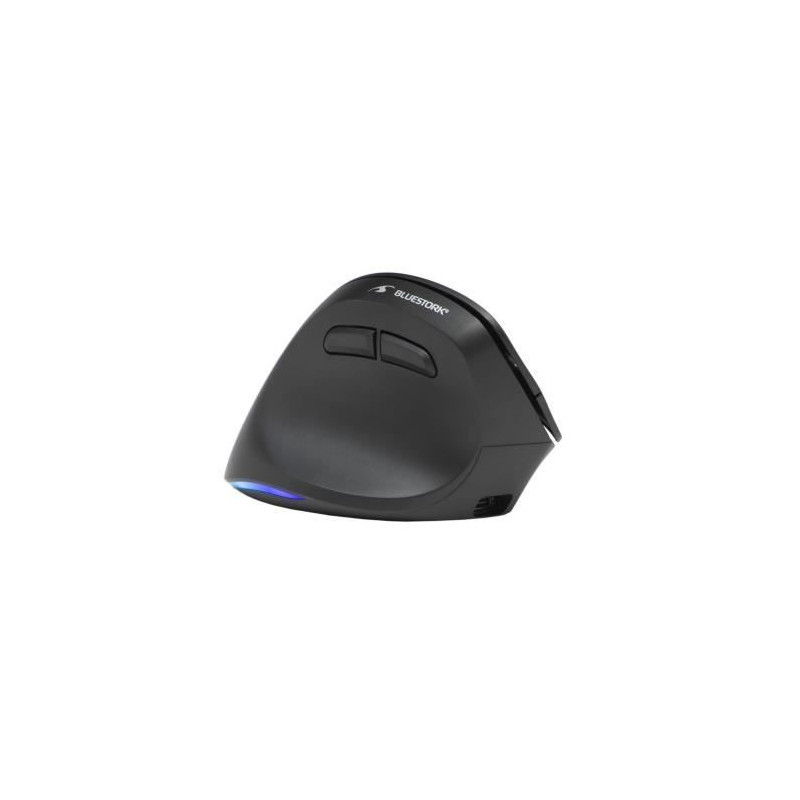 Souris ergonomique sans fil - BLUESTORK - ERGO LUMI - 6 boutons - Rétroéclairée - Noir