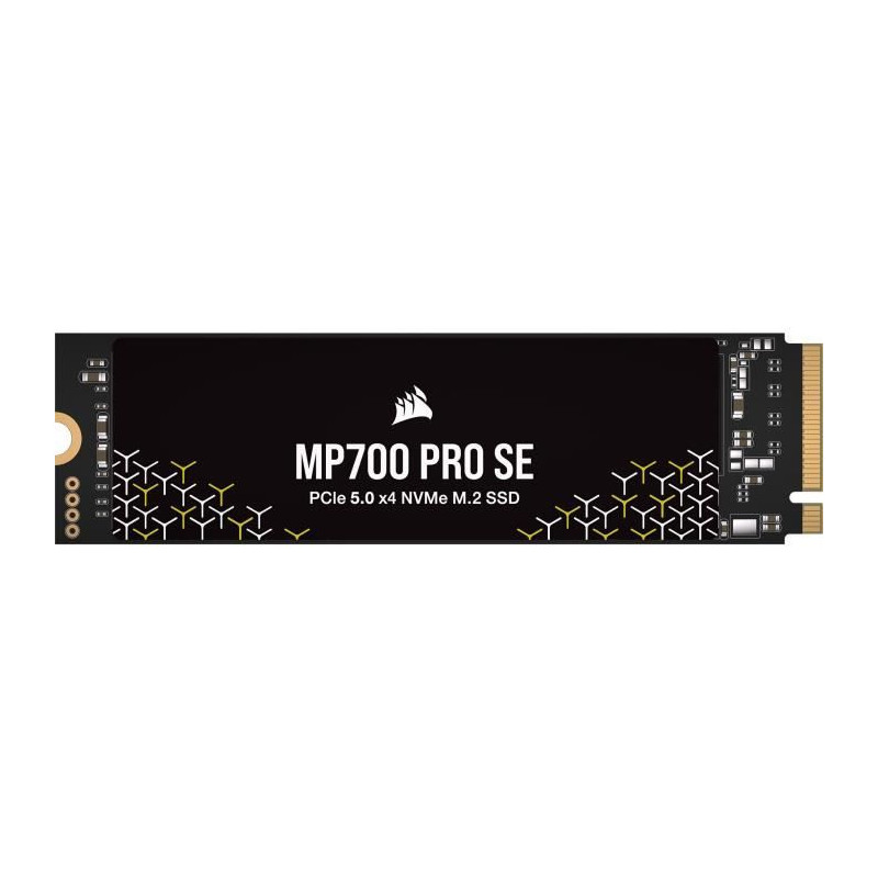 Disque SSD M.2 - CORSAIR - MP700 PRO SE Hydro X Series - TLC NAND - Waterblock préinstallé - DirectStorage - 14 000 Mo/s