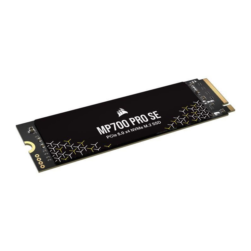 Disque SSD M.2 - CORSAIR - MP700 PRO SE Hydro X Series - TLC NAND - Waterblock préinstallé - DirectStorage - 14 000 Mo/s