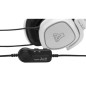 Casque Gamer filaire - THE G-LAB - KORP BARIUM - Blanc