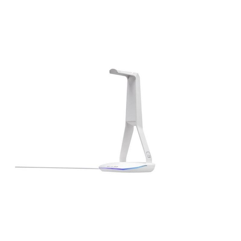 Support pour Casque/Micro-Casque - THE G-LAB - K-STAND HYDROGEN - 2 ports USB - Blanc