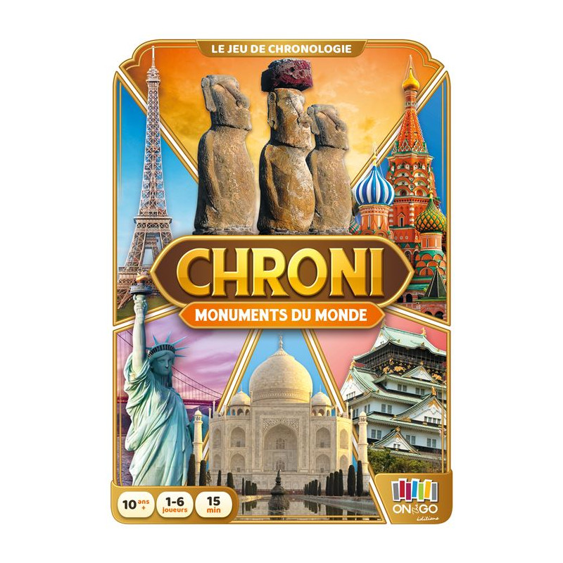 Jeu d’ambiance On the go Editions Chroni Monuments du Monde