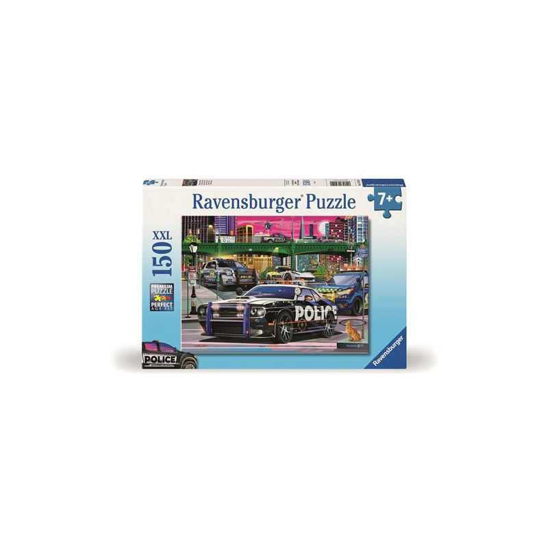 Puzzle Ravensburger Patrouille de police 150 pièces XXL