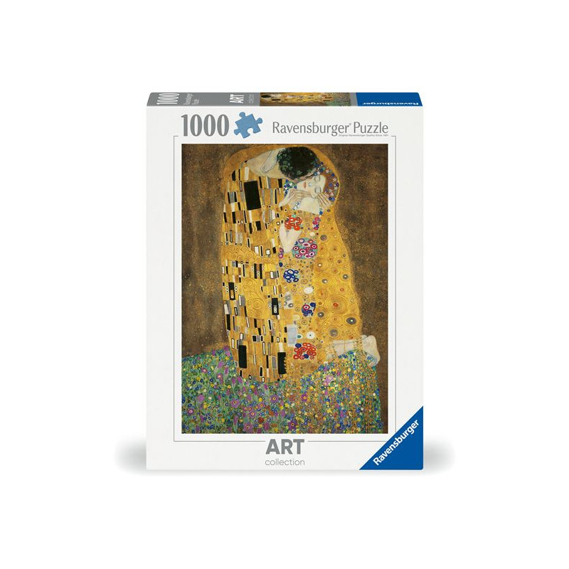 Puzzle 1000 pièces Ravensburger Art collection Le baiser Gustav Klimt