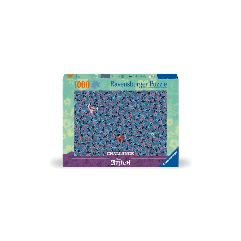 Puzzle 1000 pièces Ravensburger Stitch Challenge Puzzle