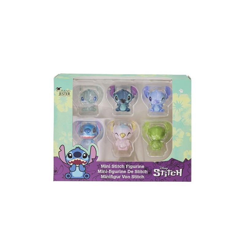 Boîte 6 Mini Figurines Disney Stitch