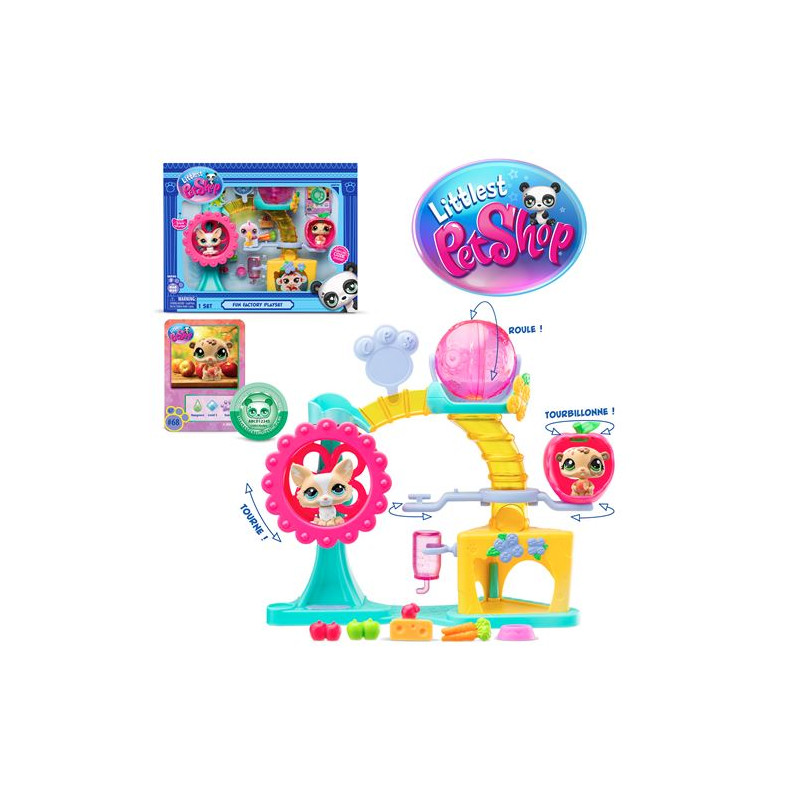 Figurine Bandai Littlest Petshop Fun Factory Playset