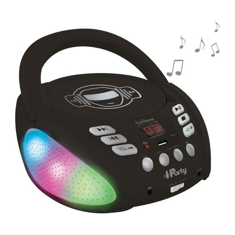 LEXIBOOK - iParty Bluetooth Light Lecteur CD - USB