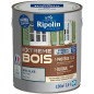 RIPOLIN Peinture pour bois intérieur et extérieur - Gris clair Ral 7035 satin - 2,5 L