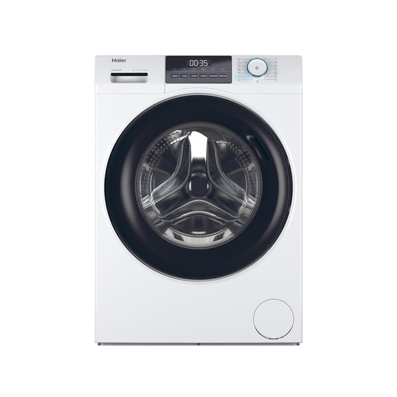 LAVE-LINGE HUBLOT Front 10kg, 1400 trs, moteur Inverter, couleur blanc HAIER - HW100-BP14929A-S