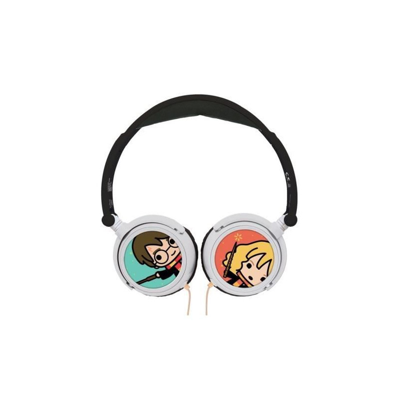 Casque stéréo filaire pliable pour enfants Harry Potter - LEXIBOOK - Limitation de volume d'écoute