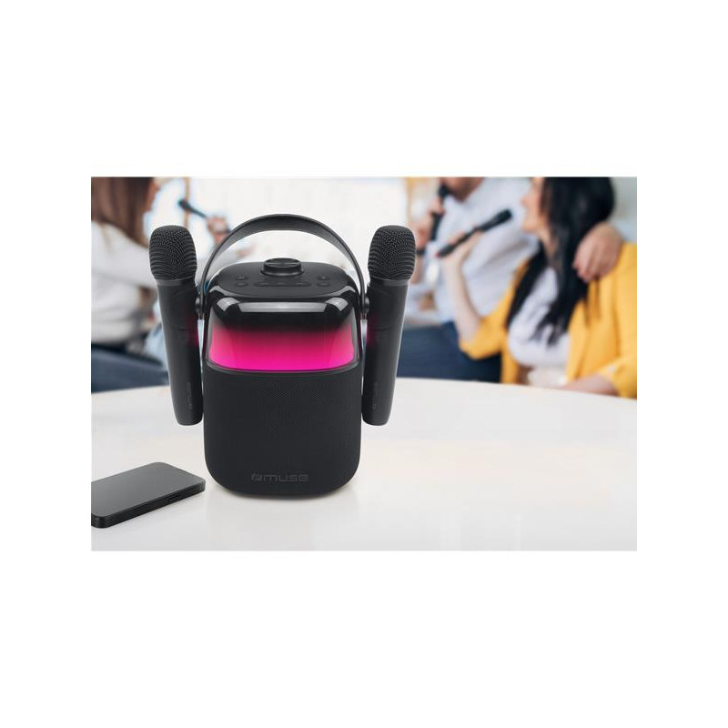 Enceinte bluetooth Karaoké '-Fonction Bluetooth - Port USB de lecture - MUSE - M530KA