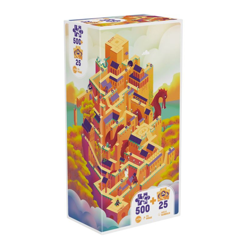 Puzzle 500 pièces Iello Play Château