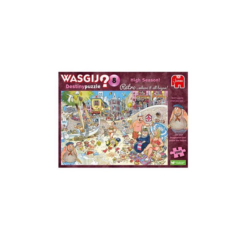 Puzzle 1000 pièces Jumbo Wasgij Haute Saison