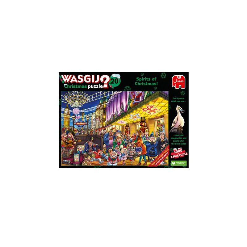 Puzzles 2x1000 pièces Jumbo Wasgij Christmas