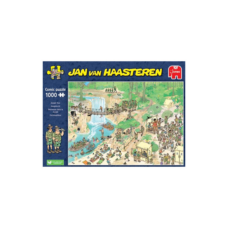 Puzzle 1000 pièces Jumbo JVH Jungle Tour