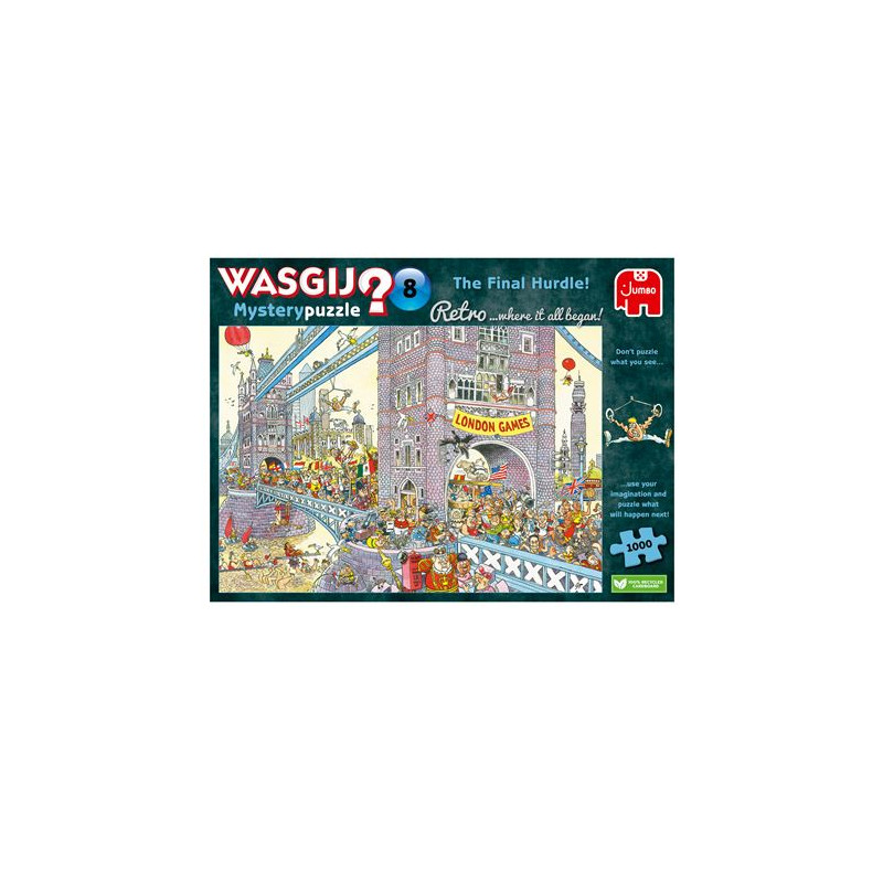 Puzzle 1000 pièces Jumbo Wasgij Obstacle Final