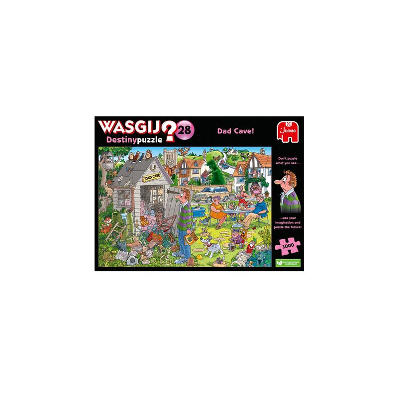 Puzzle 1000 pièces Jumbo Wasgij Dad Cave