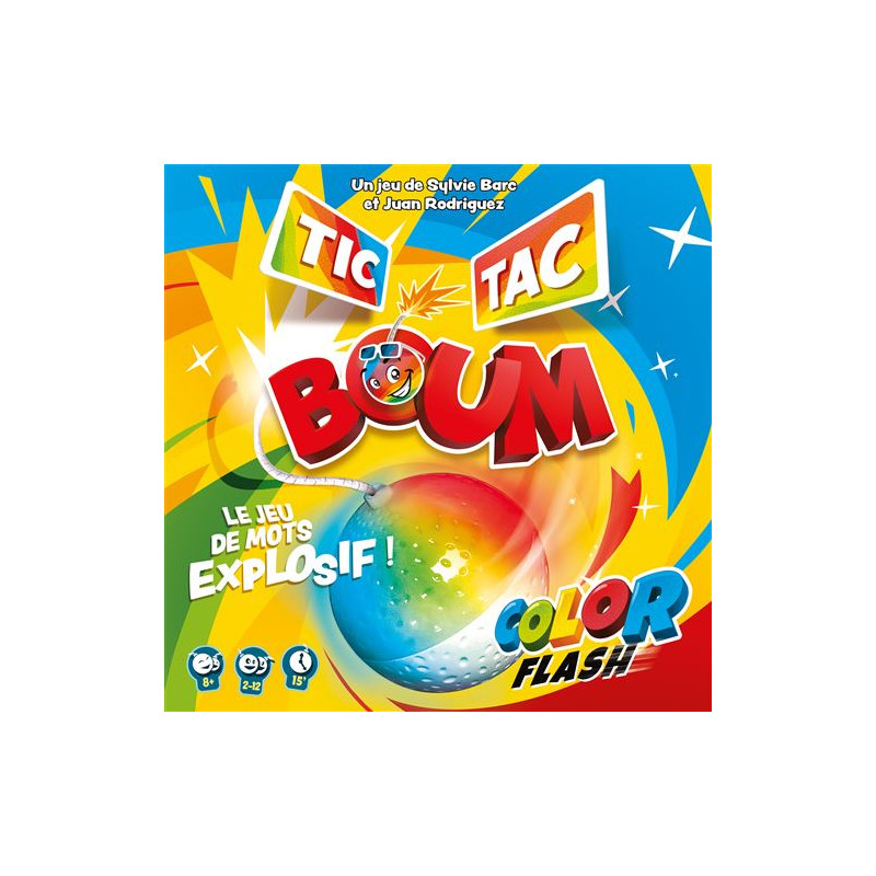 Jeu classique Asmodee Tic Tac Boum Color Flash