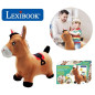 LEXIBOOK - Porteur Poney Sauteur Gonflable Peluche