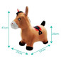 LEXIBOOK - Porteur Poney Sauteur Gonflable Peluche