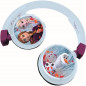 LA REINE DES NEIGES 2 Casque 2-en-1 Bluetooth et filaire confortable et pliable pour enfants avec limitation de son - LEXIBOOK