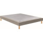 Sommier Epeda NOYER TAUPE 2x090x200