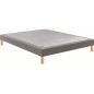 Sommier Epeda NOYER GRIS CLAIR 160x200