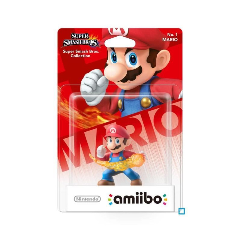 Figurine Amiibo - Mario N°1 • Collection Super Smash Bros.