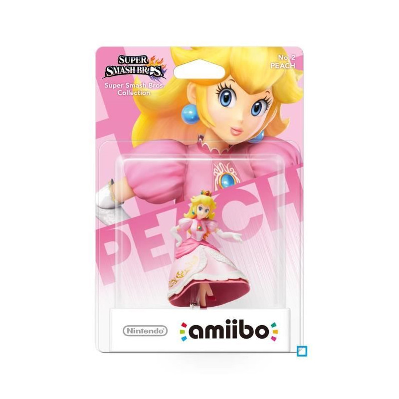 Figurine Amiibo - Peach N°2 • Collection Super Smash Bros.