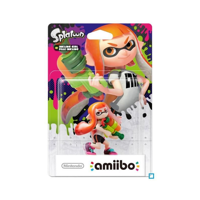 Figurine Amiibo - Fille Inkling • Collection Splatoon