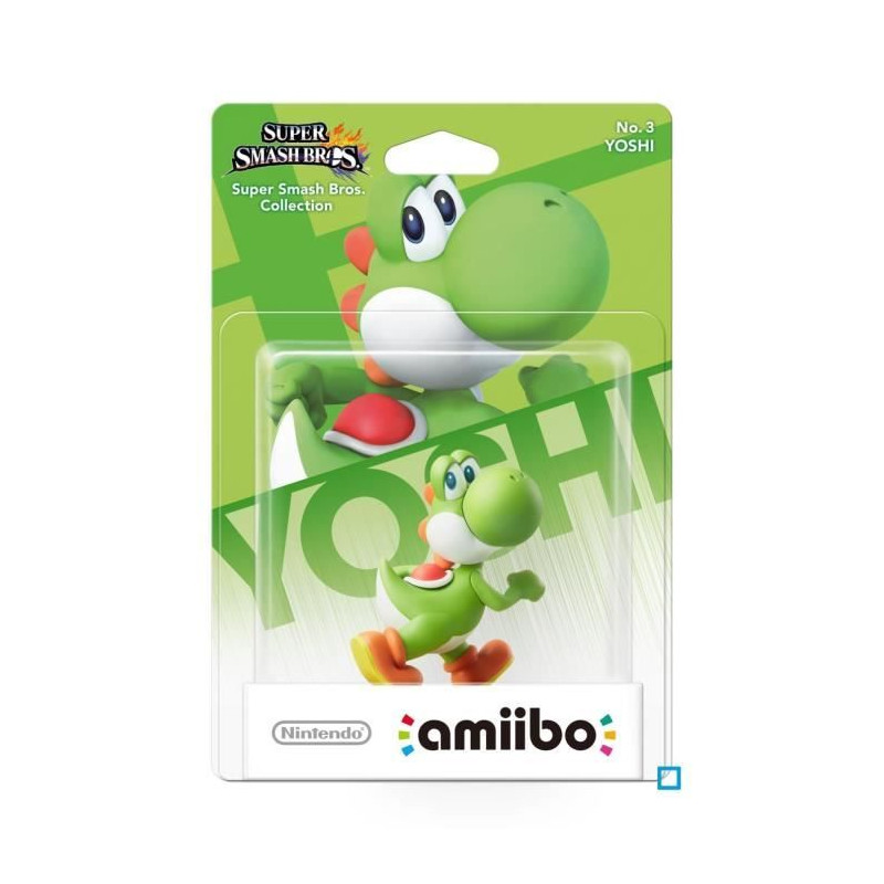 Figurine Amiibo - Yoshi N°3 • Collection Super Smash Bros.