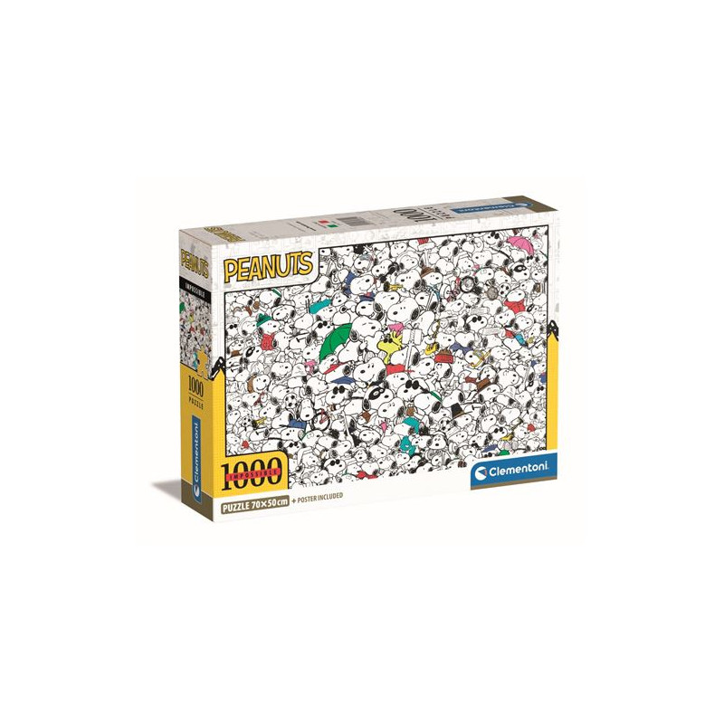 Compact 1000 pieces Impossible Snoopy