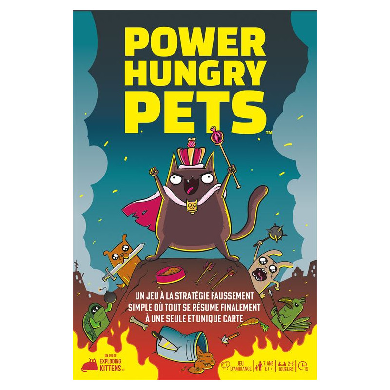 Jeu d’ambiance Asmodee Power Hungry Pets