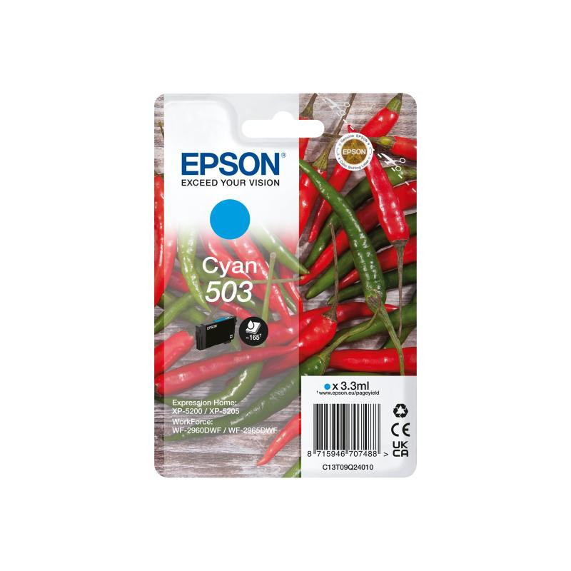 Epson Ink 503 Cyan (C13T09Q24010)