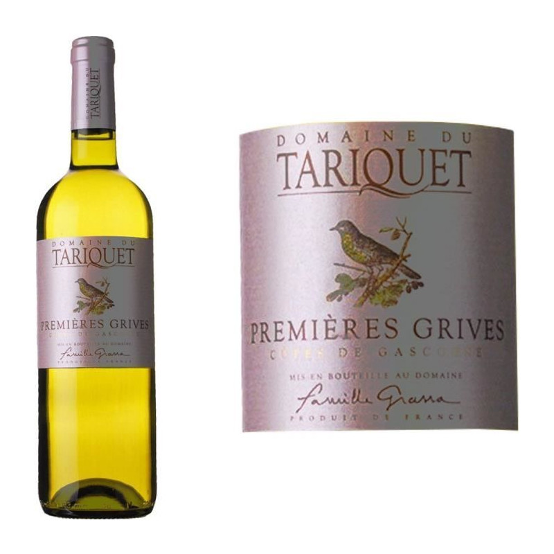 Tariquet Premieres Grives Côtes de Gascogne vin 2023.